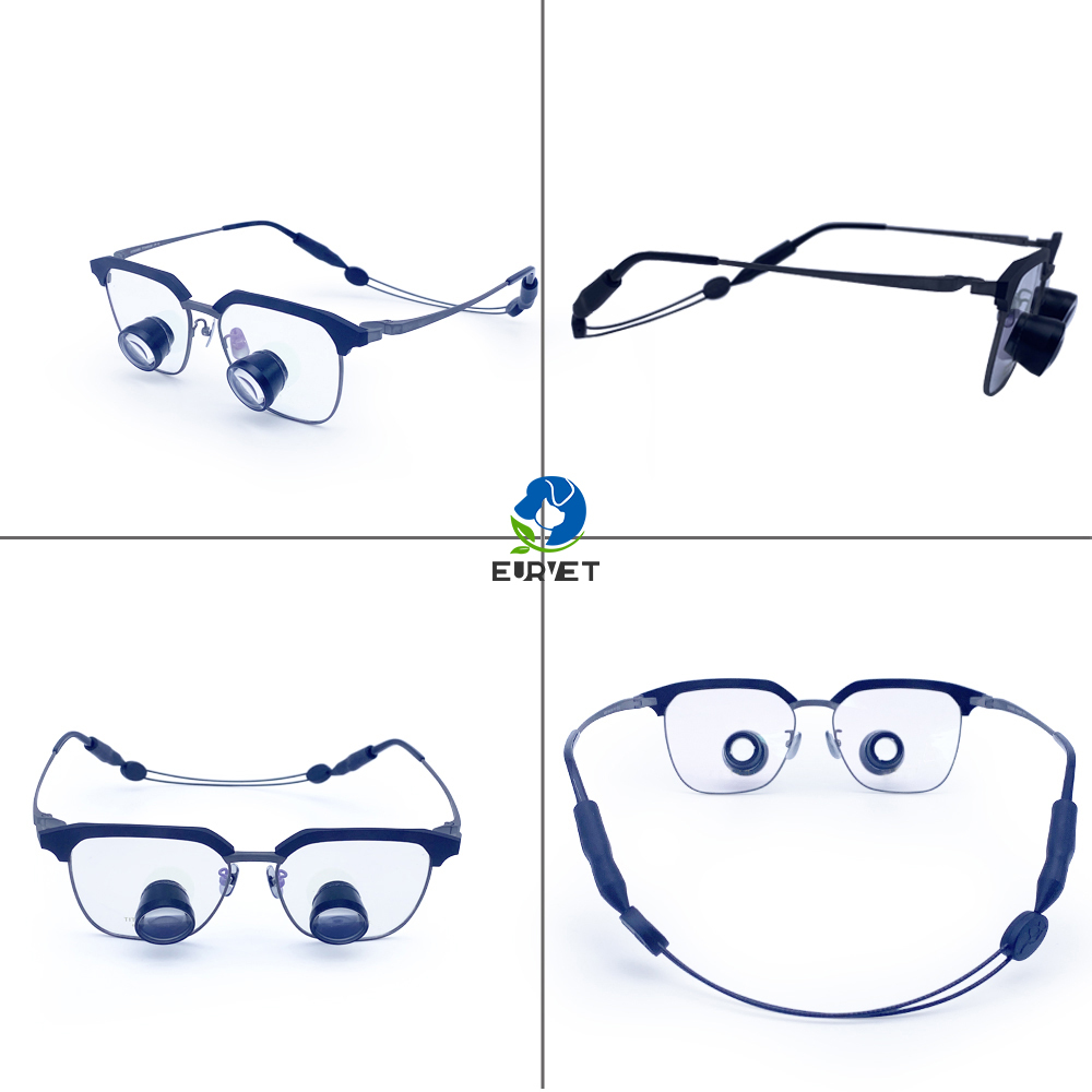 EURVET Best Quality Certified Surgical Medical Headlight With LED Light General Surgery Dental Loupes