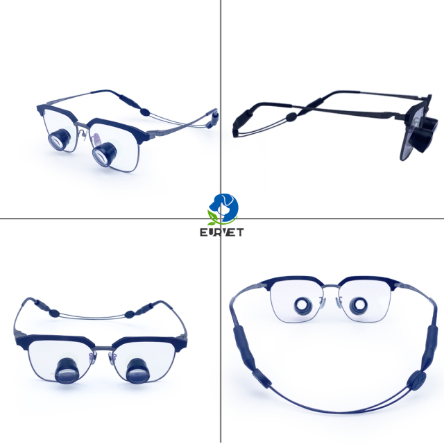 EURVET Best Quality Certified Surgical Medical Headlight With LED Light General Surgery Dental Loupes