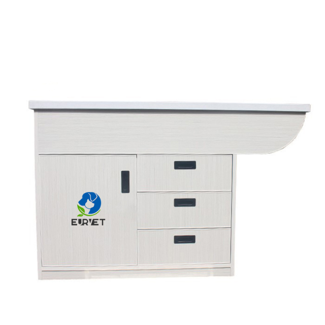 EURPET Good Quality Veterinary Equipment Surgical Table for Animals Clinic Wood Veterinary Exam Table