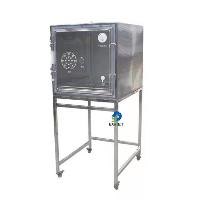 EUR PET Cheap Price Stainless Steel Veterinary Pet Dog Cat Small Animal Oxygen Chamber Cage for Animal Hospital