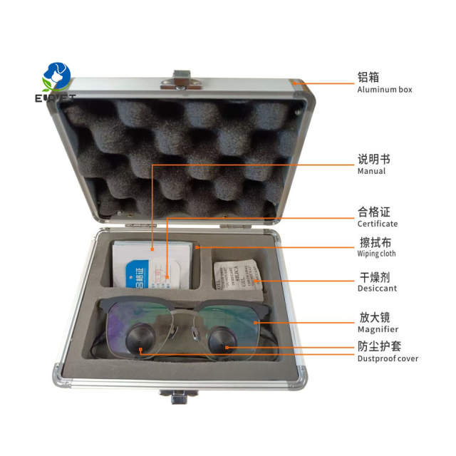 EURVET Best Quality Certified Surgical Medical Headlight With LED Light General Surgery Dental Loupes