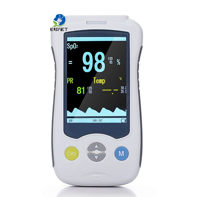 EURPET Animals Medical Equipment Veterinary Handheld Finger Pulse Vet Oximeter A2  for Animal Hospital