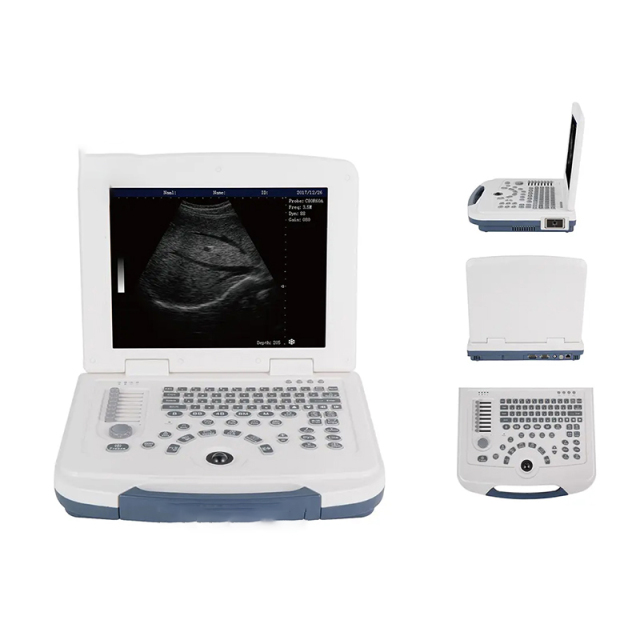 EUR VET Good Sale Black and White Veterinary Ultrasound Scanner Veterinary Equipment  Pregnancy Scanner for Animal