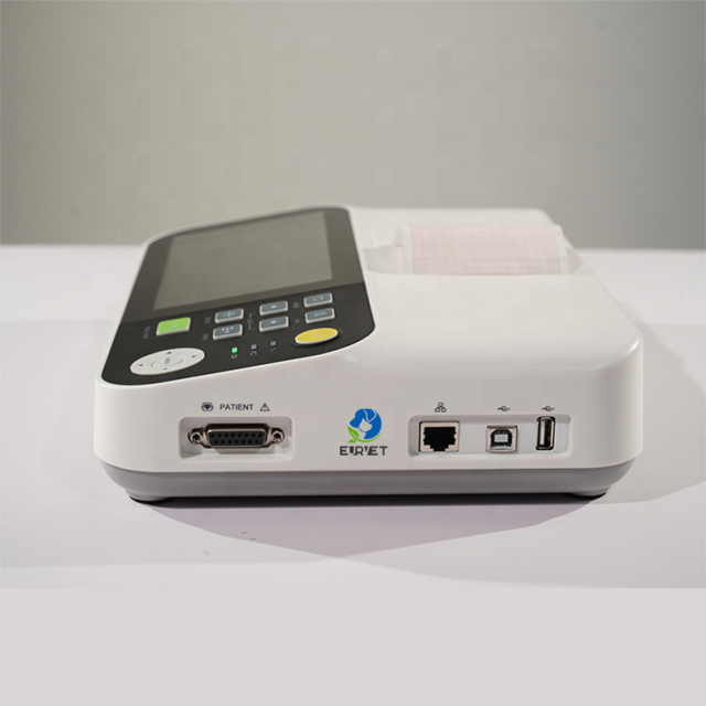 Super Quality EUR PET 12 Lead ECG Monitor Veterinary Equipment Heart Rate Monitor for Pet Clinics