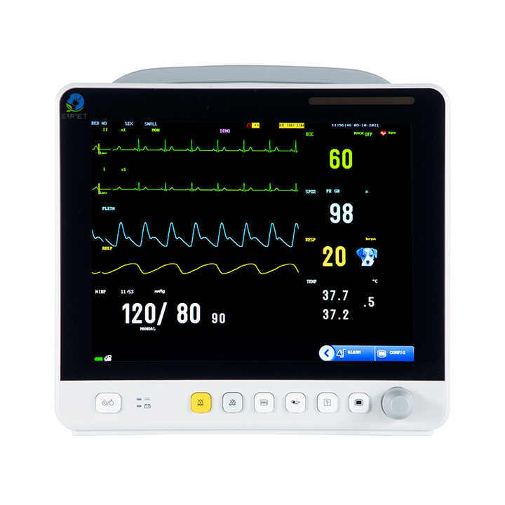 EUR PET Factory Export Cardiac Monitor Defibrilator Vital Signs Monitor China High Quality Cardiac Monitor