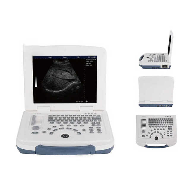 EUR VET Good Sale Black and White Veterinary Ultrasound Scanner Veterinary Equipment  Pregnancy Scanner for Animal