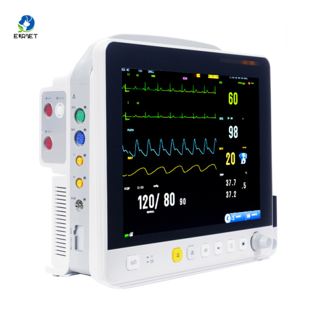 EUR PET Factory Export Cardiac Monitor Defibrilator Vital Signs Monitor China High Quality Cardiac Monitor