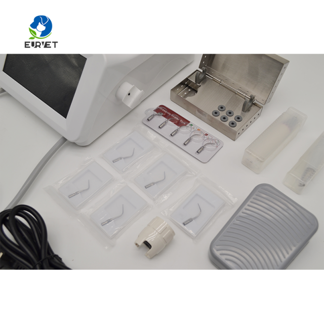 EUR VET Portable Dental Ultrasonic Scaler Veterinary Instrument for Effective Dog Teeth Cleaning