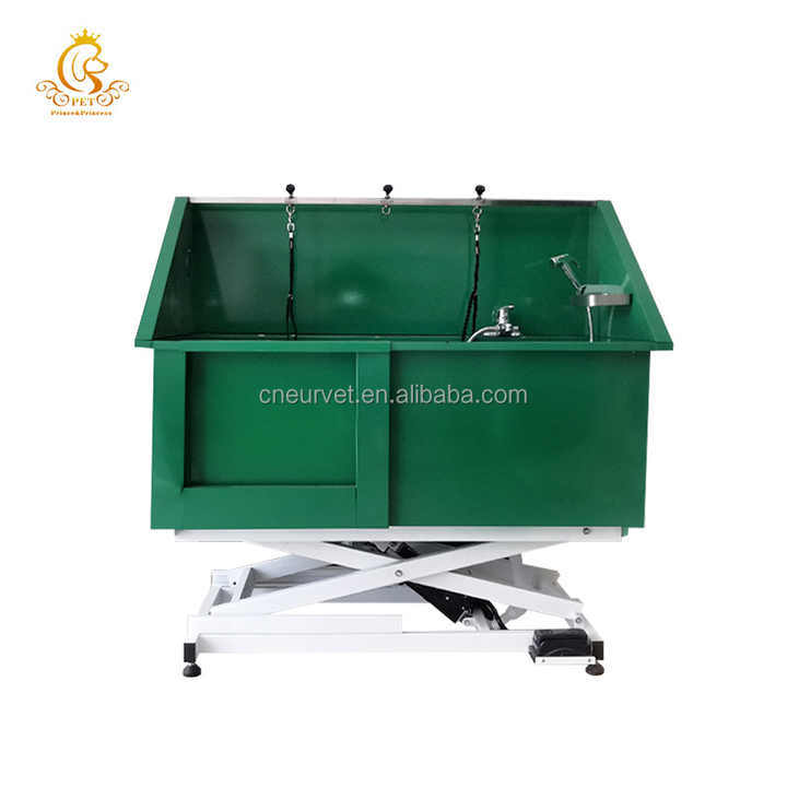 EUR PET Wash Pet Grooming Tubs Portable Electric Lifting Dog Bath Tub Folding Stainless Steel Pet Tub