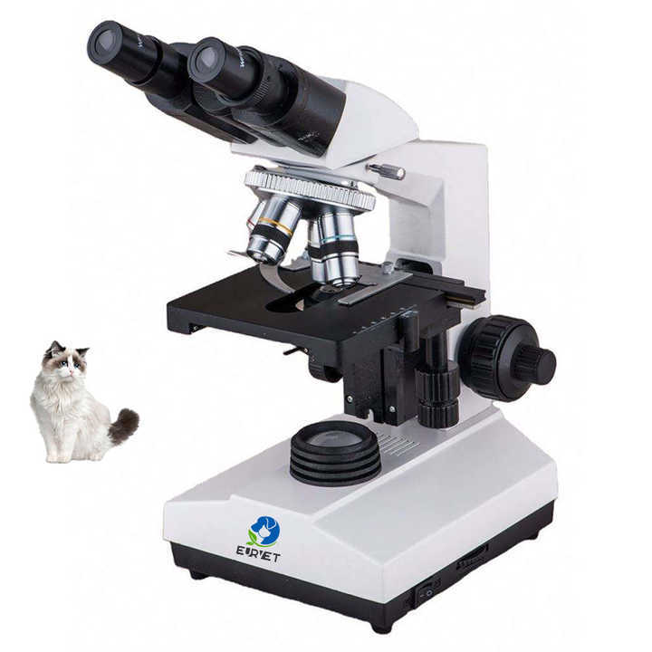 EUR VET Superior Quality Biological Microscope Equipment Veterinary Microscope for Pet Dog Clinics-for Diagnosis