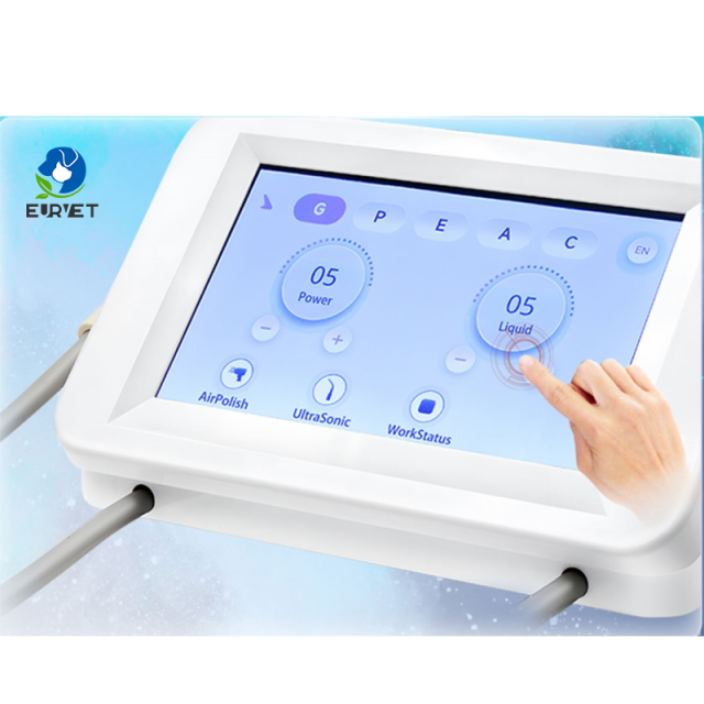 EUR VET Portable Dental Ultrasonic Scaler Veterinary Instrument for Effective Dog Teeth Cleaning