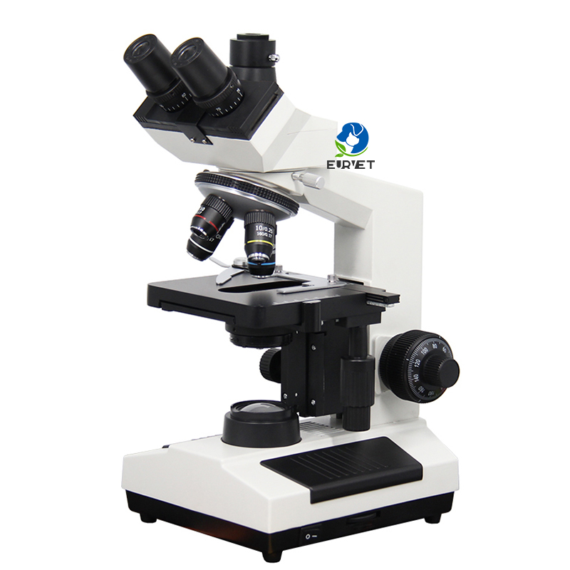 EURVET Cheap  Blood Analysis Xsz 107bn Factory Prices 1000x 1600x Led School Student Binocular Biological Microscope