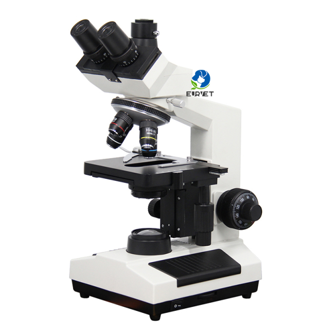 EURVET Cheap  Blood Analysis Xsz 107bn Factory Prices 1000x 1600x Led School Student Binocular Biological Microscope