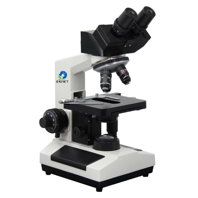 EURVET Cheap  Blood Analysis Xsz 107bn Factory Prices 1000x 1600x Led School Student Binocular Biological Microscope