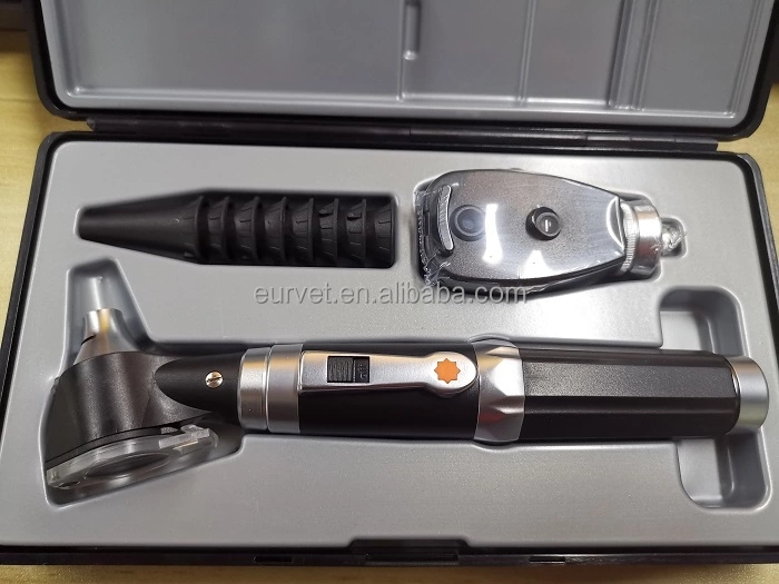 EUR VET High Quality Cheap Price Ophthalmoscope Set Medical Equipment for Pet Clinic Use High Quality Veterinary Equipment