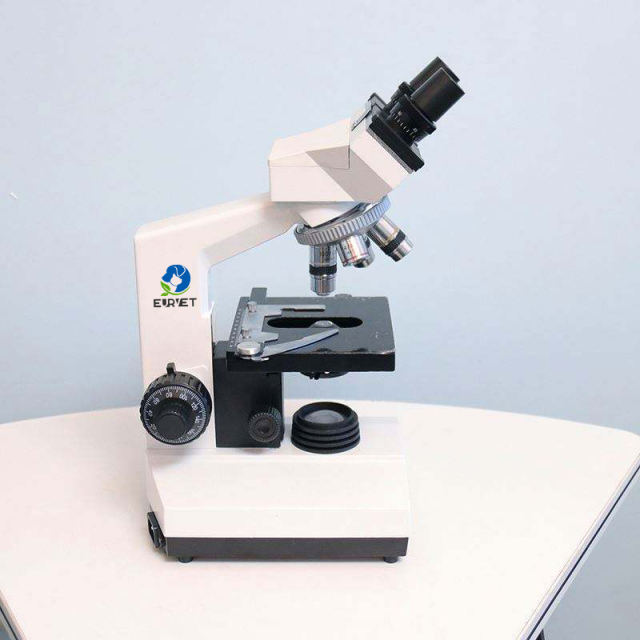 EUR VET Superior Quality Biological Microscope Equipment Veterinary Microscope for Pet Dog Clinics-for Diagnosis