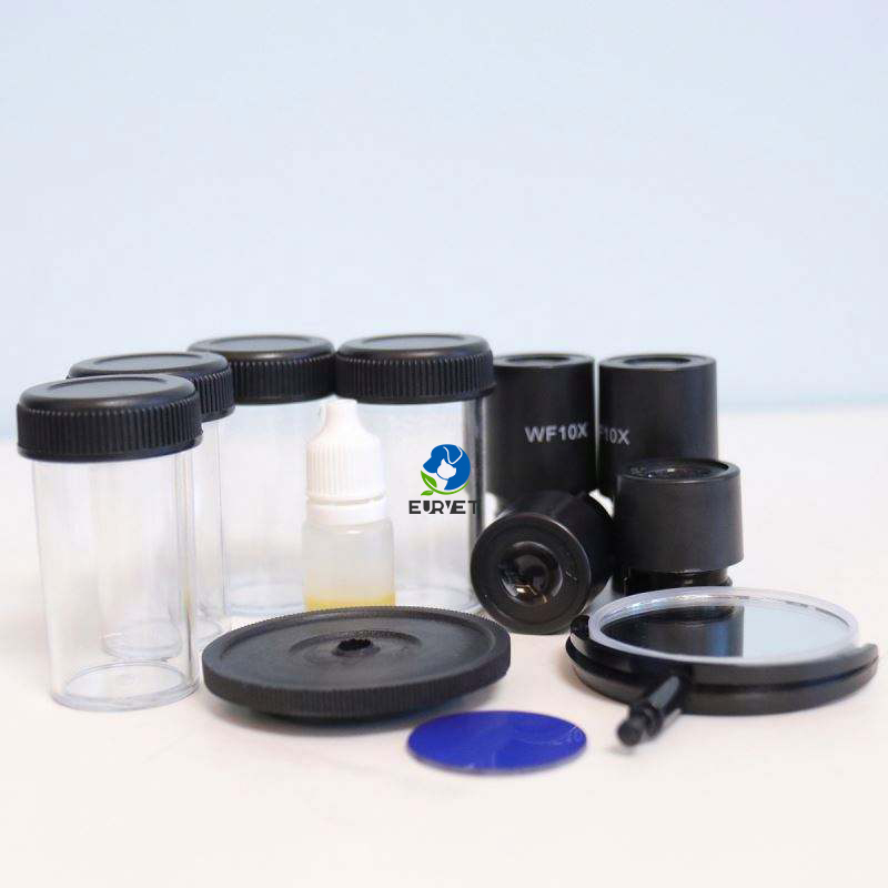 EUR VET Superior Quality Biological Microscope Equipment Veterinary Microscope for Pet Dog Clinics-for Diagnosis