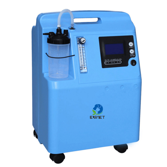 EURPET Reliable Veterinary Hospital Clinic Operating Room Use Equipment Portable Oxygen Concentrator
