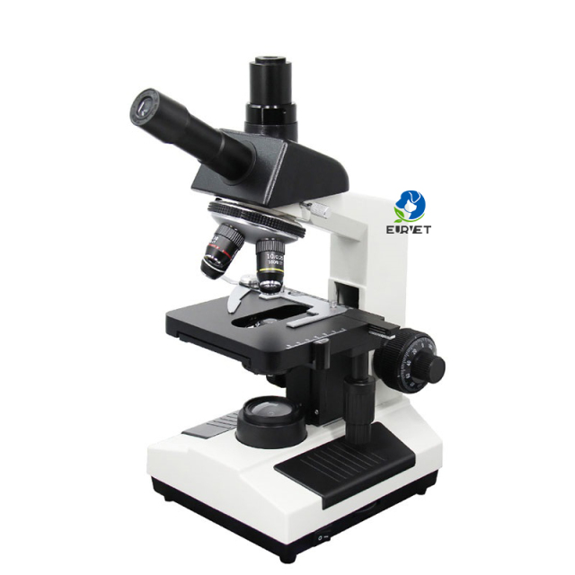 EURVET Cheap  Blood Analysis Xsz 107bn Factory Prices 1000x 1600x Led School Student Binocular Biological Microscope