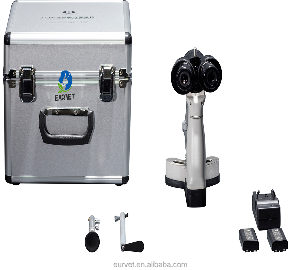 EURVET High Quality Ophthalmic Instrument Slit Lamp Equipment Digital Slip Lamp YZ3 Binocular Handheld Slit Lamp Microscope