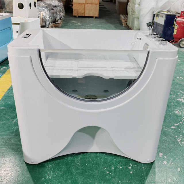 EUR PETCat and Dog Cleaning Grooming Spa Bathtub Freestanding Adjustable Grooming Salon Massage Pet Bathtub