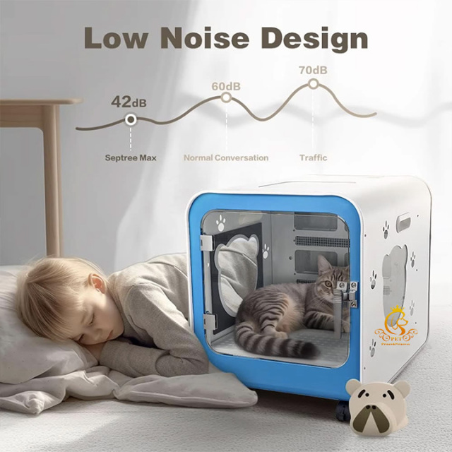 EUR PET Professional Smart Pet Hair Dryer Cabinet Veterinary Equipment for Pet Cleaning and Bathing