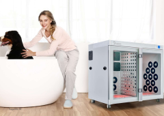 EUR PET Pet Automatic Dryer for Big Size Dogs Pet Grooming Station Gentle Warm Air Pet Cabinet Hair Dryer
