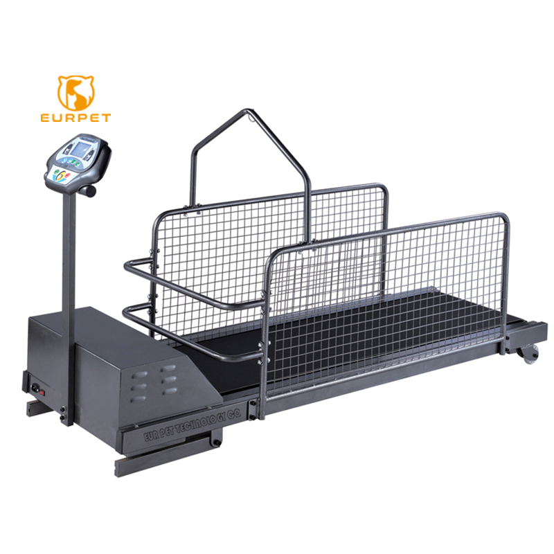 EUR VET Portable Metal Treadmills for Pets for Home Use Walking Running Exercise Treadmill Curved LED Display.