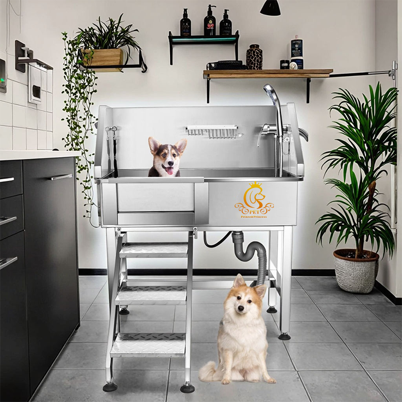 EUR PET Wholesale Stainless Steel Pet Grooming Tub and Bathing Station Premium Cleaning & Bathing Tool for Pets