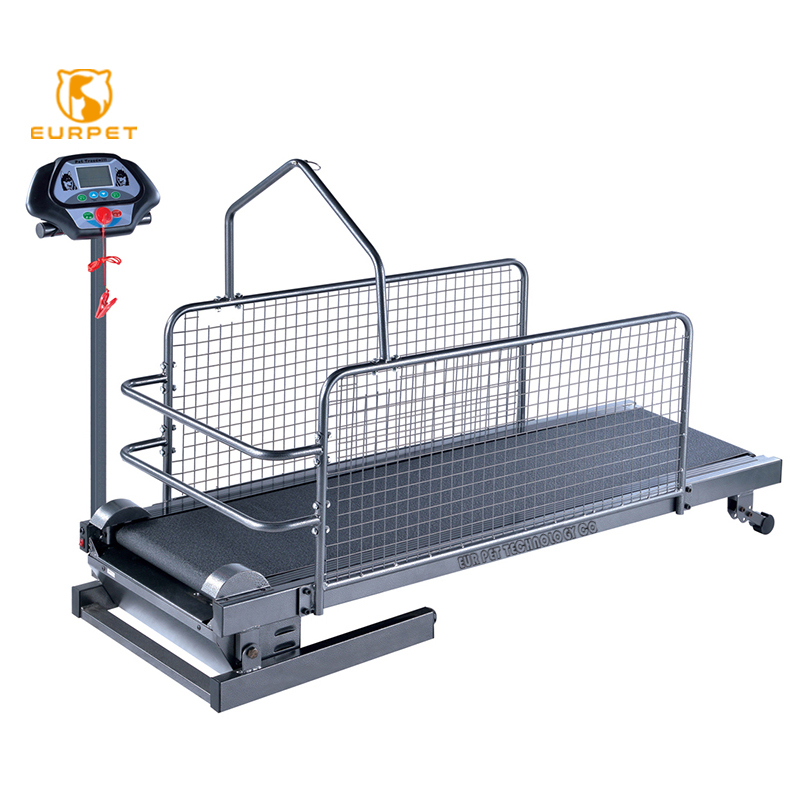 EUR VET Portable Metal Treadmills for Pets for Home Use Walking Running Exercise Treadmill Curved LED Display.
