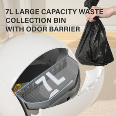 EUR PET Low Noise Anti-odor Wifi App Control Travel Cute Self Clean Automatic Cat Litter Box Intelligent Cat Toilet