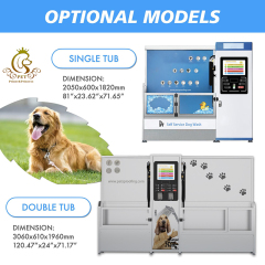 EUR PET Automatic Coin Operated Self Service Cleaning Animal Pet Vending Dog Grooming Wash Washing Machine Bathtub