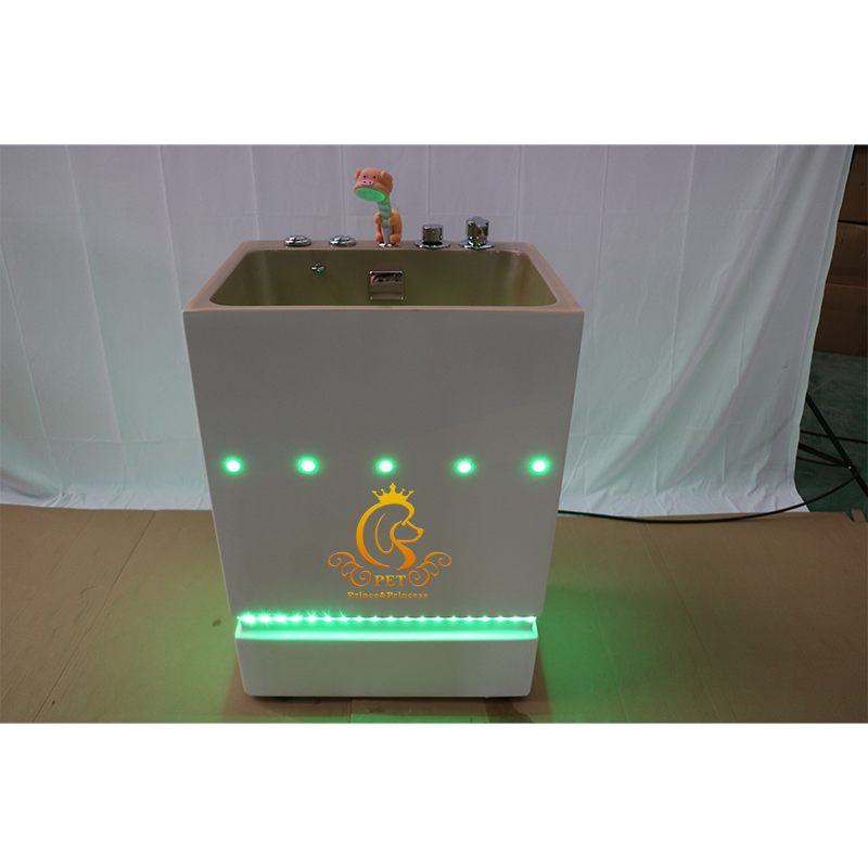 EUR PET Factory Customized White Cat and Dog Pet Spa Massage Bathtub Hydrotherapy Constant Temperature Bath Basin Pet Bathtub