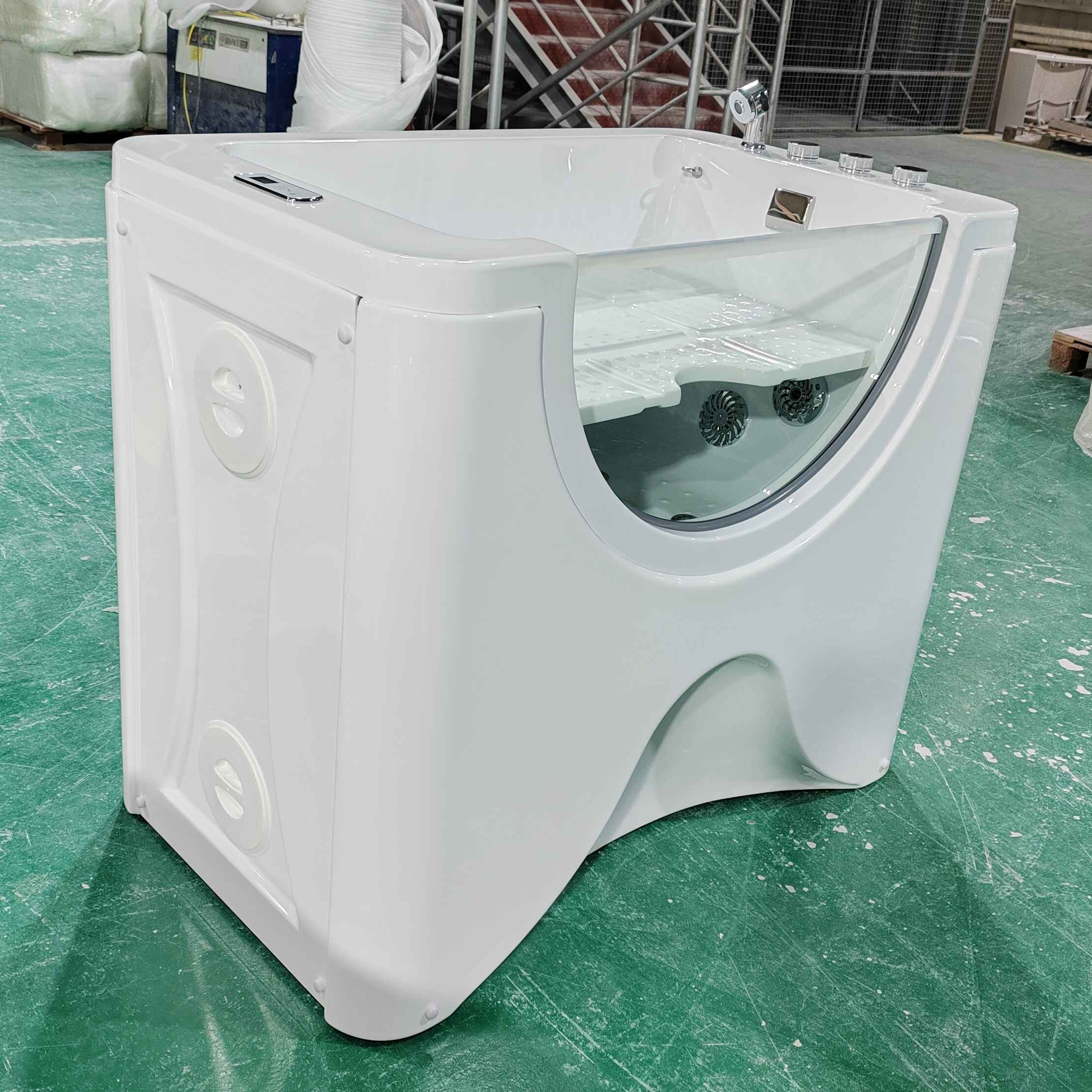EUR PETCat and Dog Cleaning Grooming Spa Bathtub Freestanding Adjustable Grooming Salon Massage Pet Bathtub