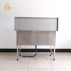 EUR PET Pet Stainless Steel Washing Grooming Station Professional Dog Bathtub For Animal Wash Sink With Dryer