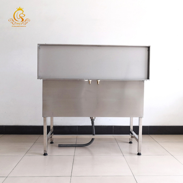 EUR PET Pet Stainless Steel Washing Grooming Station Professional Dog Bathtub For Animal Wash Sink With Dryer