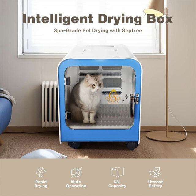 EUR PET Professional Smart Pet Hair Dryer Cabinet Veterinary Equipment for Pet Cleaning and Bathing