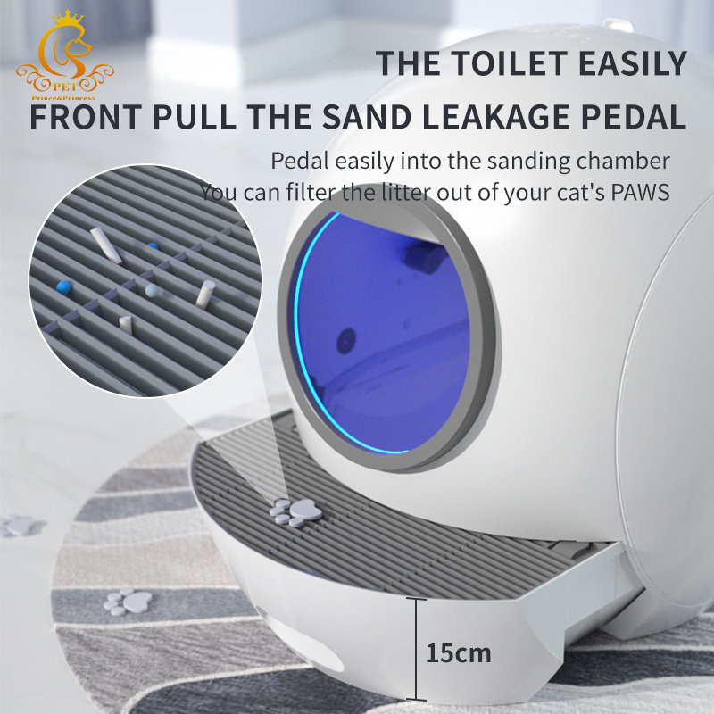 EUR PET Hot Sale Automatic Self-cleaning Litter Box With App Control Odor Removal Automatic Cat Litter for Cats Price