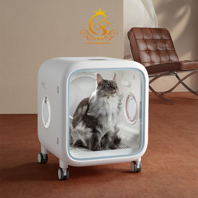 EUR PET Intelligent Automatic ABS Pet Dryer Cat and Dog Hair Drying Box with Natural Wind Plastic Grooming Tool