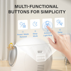 EUR PET Low Noise Anti-odor Wifi App Control Travel Cute Self Clean Automatic Cat Litter Box Intelligent Cat Toilet