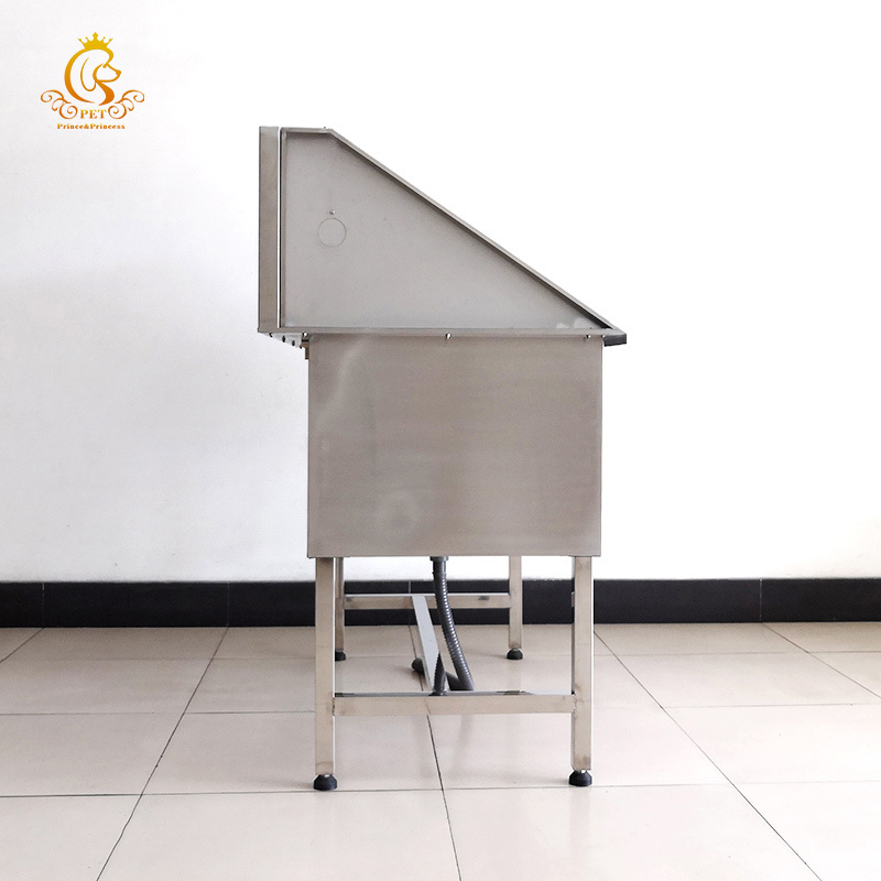 EUR PET Pet Stainless Steel Washing Grooming Station Professional Dog Bathtub For Animal Wash Sink With Dryer