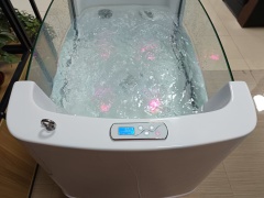 EUR PET New Arrival Dog Grooming Pet Bathtub Pet Spa Led Whirlpool Acrylic Bubbles Freestanding Massage Pet Bathtub