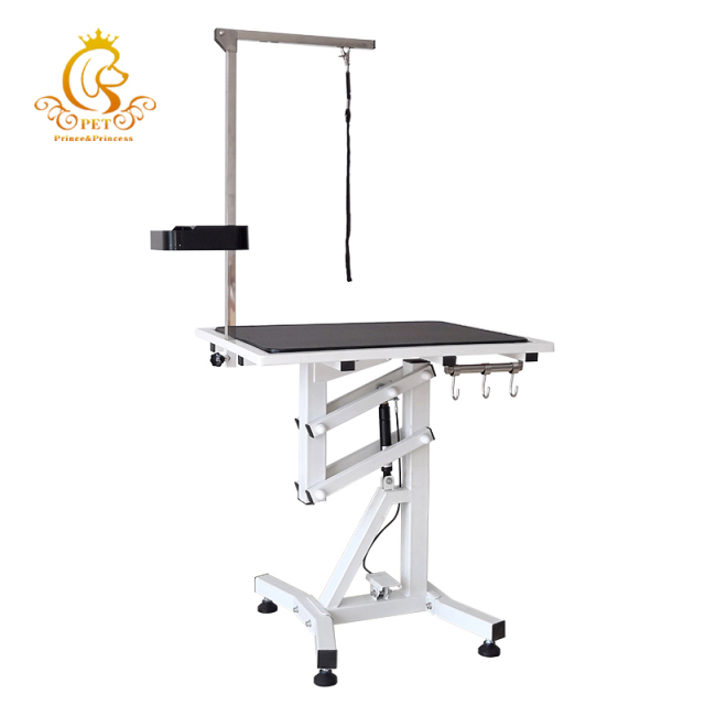 EUR PET Most Popular Hydraulic Dog Grooming Table with Arm Hydraulic Air Lifting Pet Grooming Table for Pet Grooming Shops
