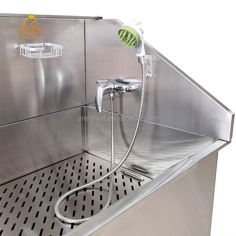 EUR PET Stainless Steel Electric Dog Bathing Station Height Adjustable Pet Washing Station Metal Pet Wash Bath Station