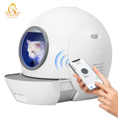 EUR PET Hot Sale Automatic Self-cleaning Litter Box With App Control Odor Removal Automatic Cat Litter for Cats Price