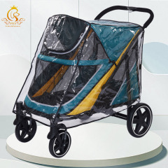 EUR PET Pet Product Large Dogs Stroller Dog Stroller Luxury 4 Wheels Pet for Dog New Design High Quality