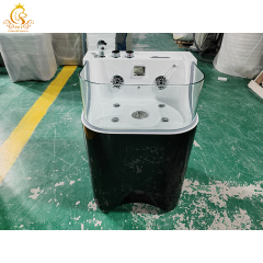 EUR PET Wholesale Freestanding Acrylic Pet Grooming Bath Tub Pet Spa Whirlpool Massage Bathtub for Pets