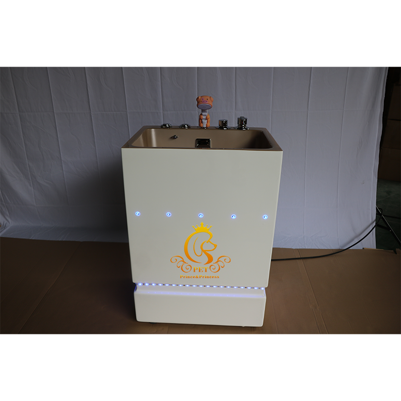 EUR PET Factory Customized White Cat and Dog Pet Spa Massage Bathtub Hydrotherapy Constant Temperature Bath Basin Pet Bathtub
