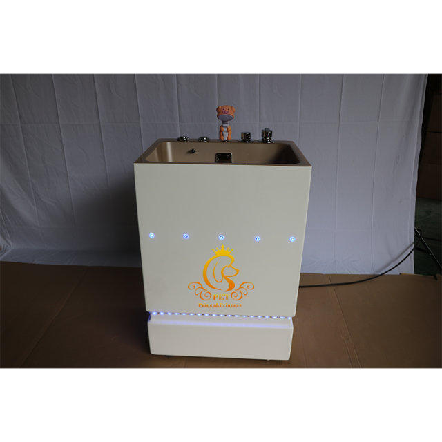 EUR PET Factory Customized White Cat and Dog Pet Spa Massage Bathtub Hydrotherapy Constant Temperature Bath Basin Pet Bathtub
