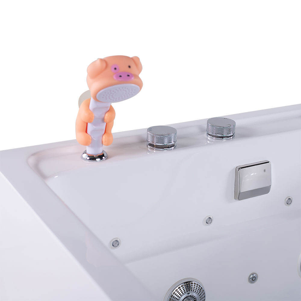 EUR PET Modern Design Bath Freestanding Pets Bathtub Functional Led Bubbles Whirlpool Spa Tub Pets Massage Bathtub